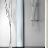 WALK-IN zástěna jednodílná k instalaci na zeď, 110x190, sklo Brick - náhled 2